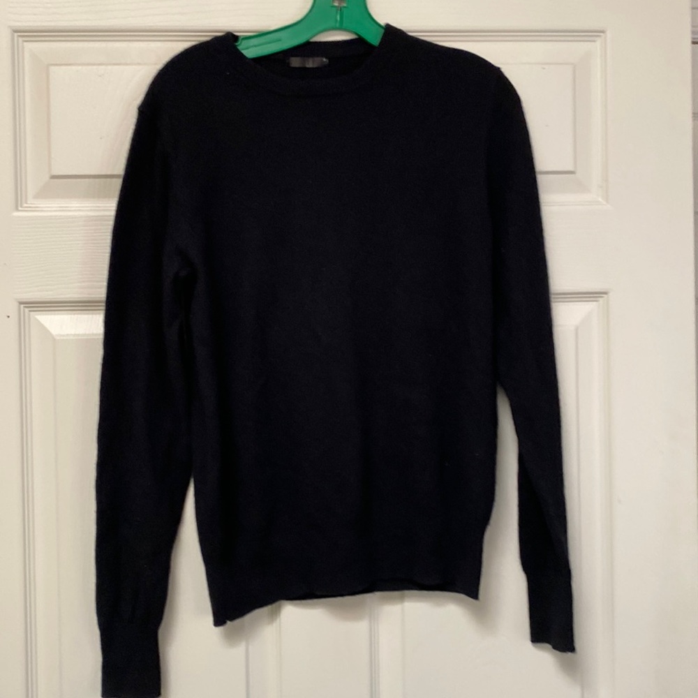 Black crew neck cashmere sweater Men’s S